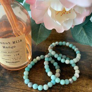 Handmade Amazonite "On the Beach" Bracelet